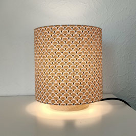 LAMPE A POSER Art Déco S socle Éventails coloris au choix