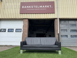 Jori Glove Pure zwart leren bank design verstelbaare bank + Gratis bezorging!