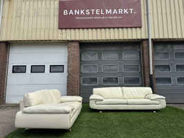 Bankstel Roche bobois leren design 3+2 zit banken sofa + Gratis bezorging!