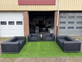 Bankstel De Sede DS-7 banken  design zwart leer + Gratis bezorging!