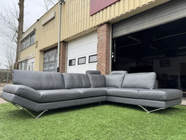 Hoekbank NATUZZI Releve bankstel  design grijs leer + Gratis bezorging!