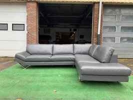 Hoekbank NATUZZI Releve bankstel  design grijs leer + GRATIS BEZORGING!