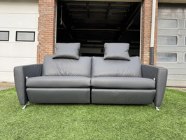FSM Sesam bank design bankstel grijs leer 2,5 zetel De Sede + GRATIS BEZORGING!