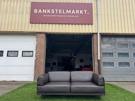 Bankstel Poltrona Frau sofa Twice bruin leren design bank + Gratis bezorging!