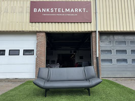 LEOLUX Tango bank relax design 3 zit bankstel grijs leer +Gratis bezorging!(VERKOCHT)