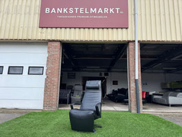Jori Brainbuilder design relax fauteuil stoel zwart leer + Gratis bezorging!(VERKOCHT)