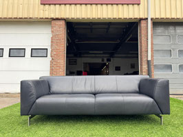 Bankstel  Rolf Benz Linea zwart leren design bank+ Gratis bezorging!
