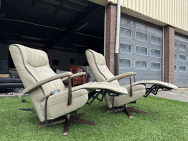 Fauteuils Prominent E-100 relax stoelen elektrisch  design + Gratis bezorging!(VERKOCHT)