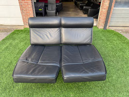 Bank De Sede DS450 bank relax design zwart leer als Nieuw +Gratis bezorging!