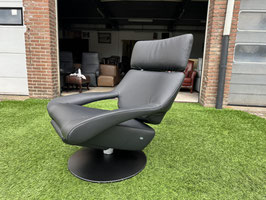 Relax fauteuil De Sede Ds-255 zwart leer design stoel desede + Gratis bezorging!