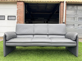 Bankstel LEOLUX Catalpa  leren design 3 zit bank ZGAN + Gratis bezorging!