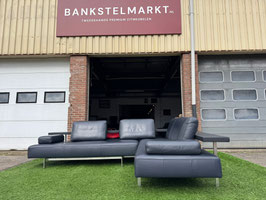 Hoekbank Rolf Benz  leer design bankstel modern sofa + Gratis bezorging!