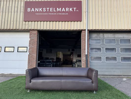 Bank GELDERLAND type 4800 bankstel bruin leer design sofa+ Gratis bezorging!