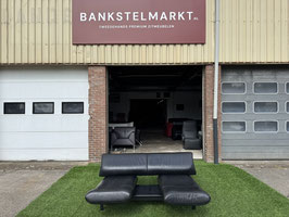 Bank De Sede Ds 140 bankstel relax design zetel zwart leer + Gratis bezorging!