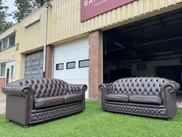 CHESTERFIELD  SPRINGVALE NOTTINGHAM  design leren banken + Gratis bezorging!