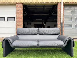 Bank De Sede DS-2011 bankstel  design zetel zwart leer +Gratis bezorging!