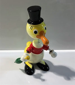 Figura de muelles ( pato con paraguas )