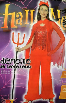 Demonia Lentejuelas rojo