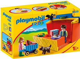 Playmobil 1.2.3 Mercado Maletin