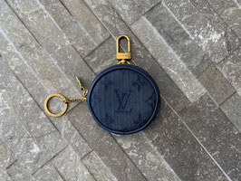 Louis Vuitton Monogram Denim Pouch Taschenschmuck & Schlüsselanhänger in Blau