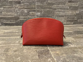 Louis Vuitton Epi Pochette Cosmetique PM in Carmine