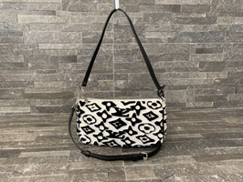 Louis Vuitton x UF (Urs Fischer) Monogram Tufted Pochette Accessoires in Schwarz/Weiß