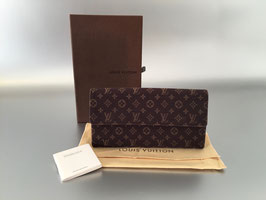 Louis Vuitton Monogram Mini Lin Sarah Geldbörse in Ebene