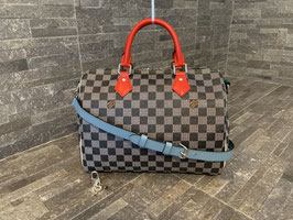 Louis Vuitton Damier Noir / Blanc Speedy Bandouliere 30