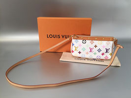 Louis Vuitton Monogram Multicolore Pochette Accessoires in Weiß