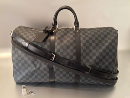 Louis Vuitton Damier Graphite Keepall Bandouliere 55