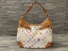 Louis Vuitton Monogram Multicolore Greta in Weiß