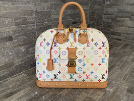 Louis Vuitton Monogram Multicolore Alma MM in Weiß