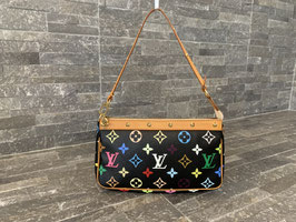 Louis Vuitton Monogram Multicolore Pochette Accessoires in Schwarz