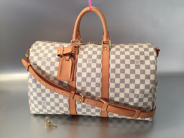 Louis Vuitton Damier Azur Keepall Bandouliere 45