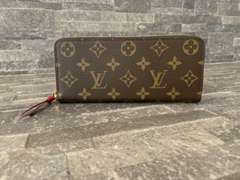 Louis Vuitton Monogram Canvas Clemence Geldbörse in Fuchsia