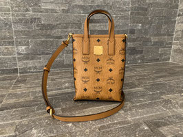 MCM Visetos Essential Crossbody Tasche in Cognac