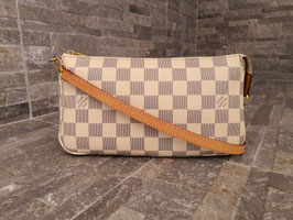 Louis Vuitton Damier Azur Pochette Accessoires NM + langer Schulterriemen
