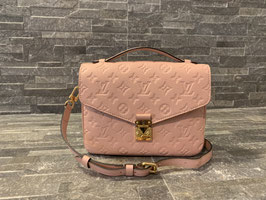 Louis Vuitton Monogram Empreinte Pochette Metis in Rose Poudre