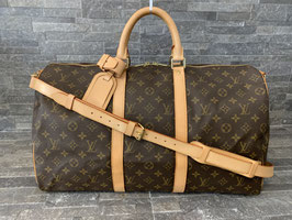 Louis Vuitton Monogram Canvas Keepall 50 mit Schulterriemen