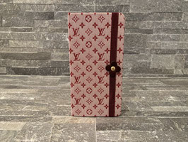 Louis Vuitton Monogram Mini Lin Carnet De Notes in Cherry