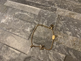 Louis Vuitton Monogram LV Iconic Armband in Gold