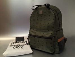 MCM "Munich Lion" Rucksack/Backpack in Olive