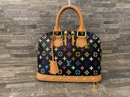 Louis Vuitton Monogram Multicolore Alma PM NM in Noir