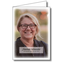 Falkarte A5 hoch Portrait farbig