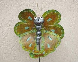 Medusa Metall Gartenstecker Schmetterling