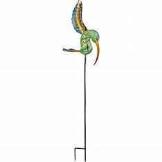 Medusa Metall Gartenstecker Kolibri