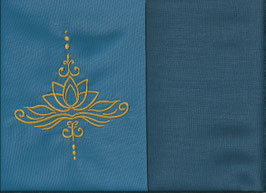 Lotusblüte Blau + Rauchblau