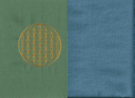 Blume des Lebens Mintgrün + Schwedenblau