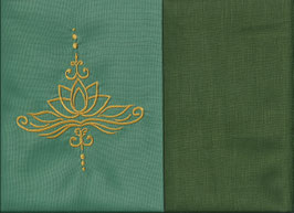 Lotusblüte Mintgrün + Moosgrün
