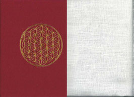 Blume des Lebens Rot + Creme